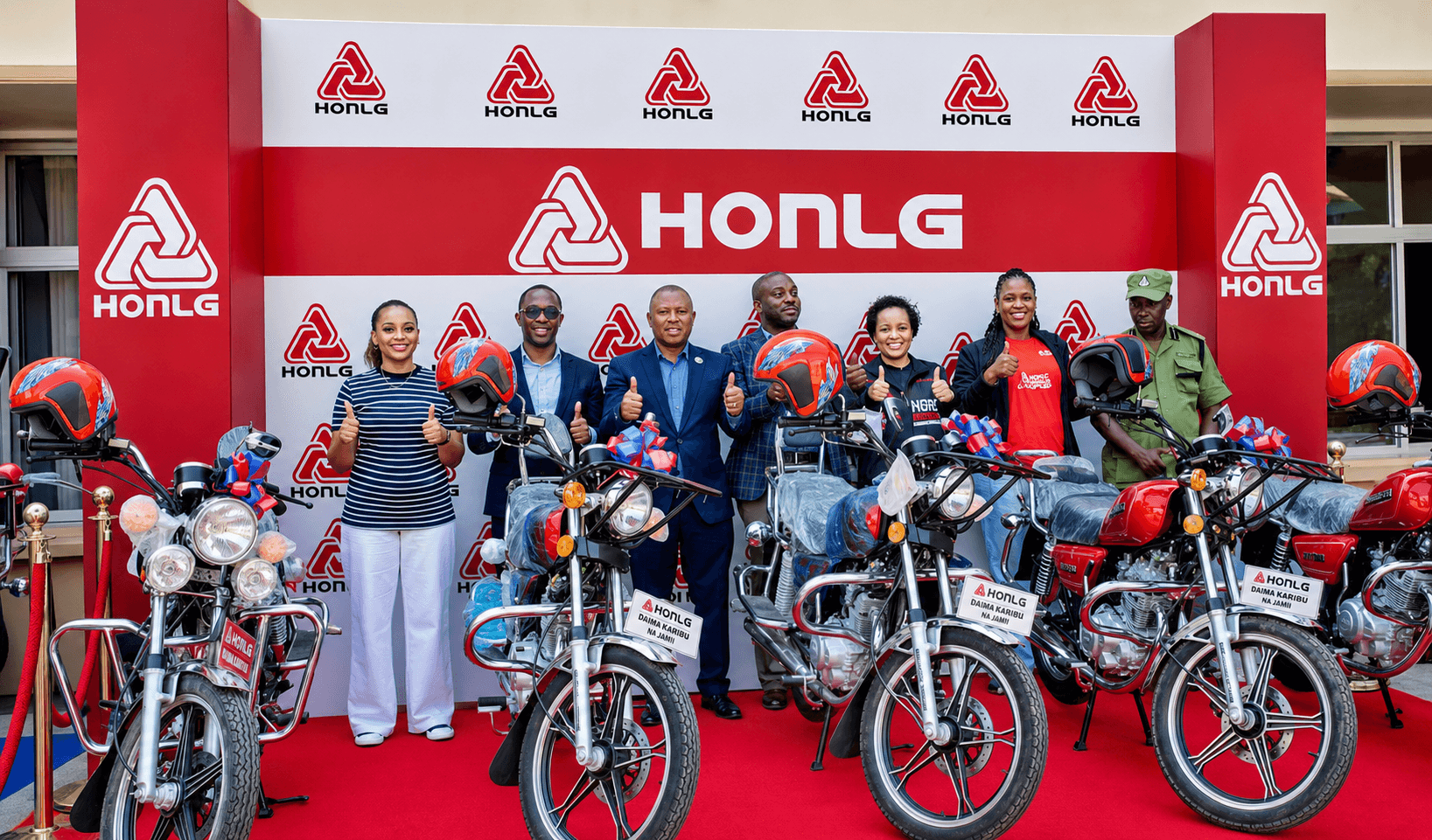 HONLG Motorcycles Tanzania company and team activity 2